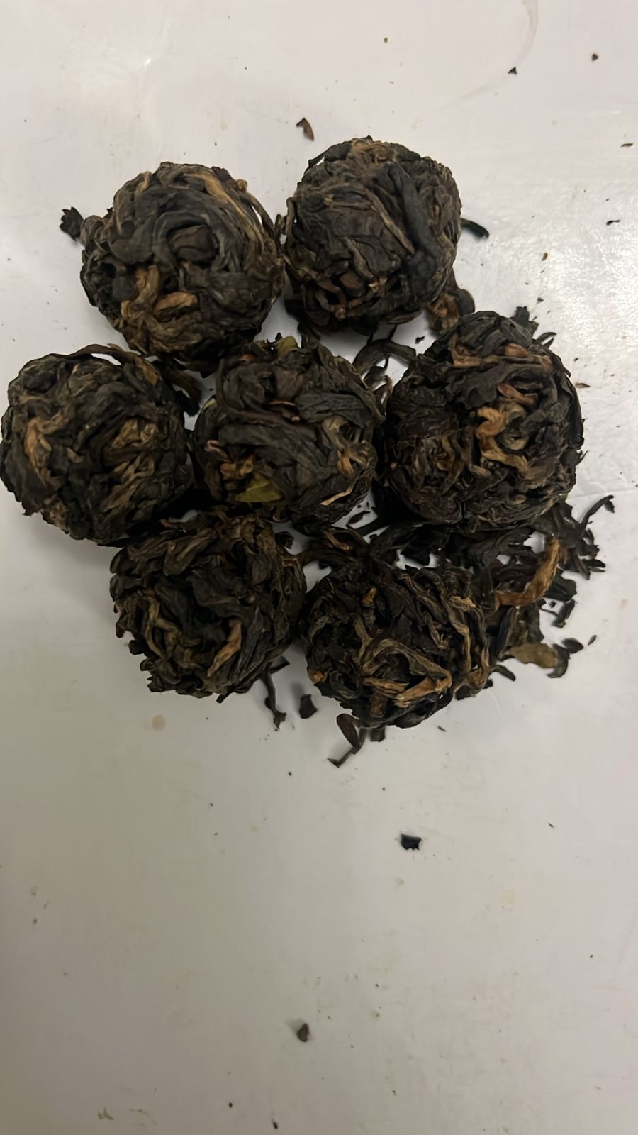 Assam green tea Dragon Ball — hand-rolled tea balls